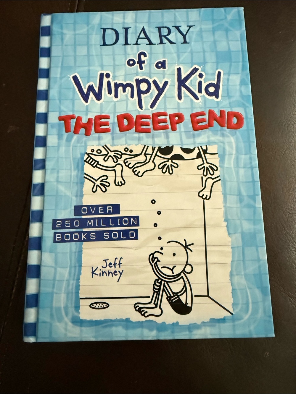 Diary of a Wimpy Kid: The Deep End by Jeff Kinney - Blue Cover